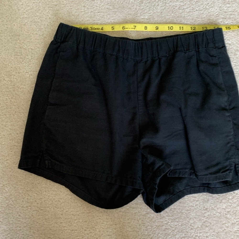 Madewell Pull On Elastic Waist Shorts Black Size Small - Picture 6 of 6